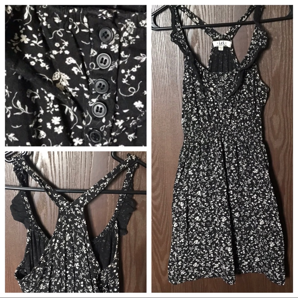 Lei Short Racerback Floral Dress
